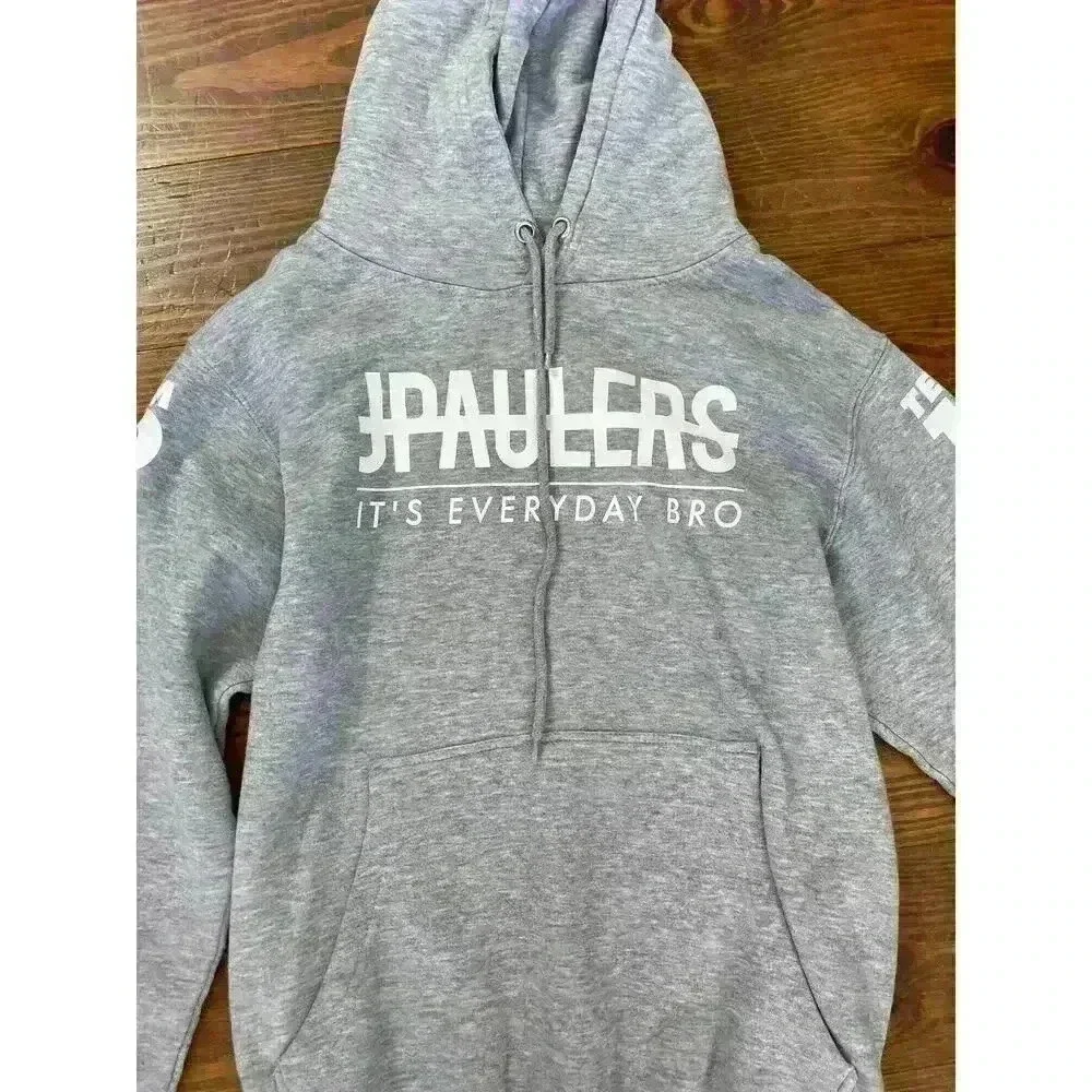 Jake Paul Hoodie Mens Small Gray J Paulers Team 10 Its Every Day Bro Merch - Picture 2 of 6
